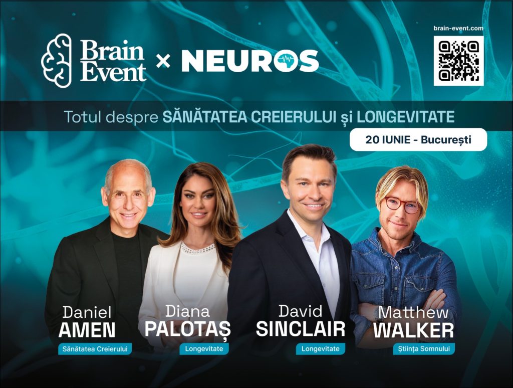 Viitorul longevității se discută la București: David Sinclair și liderii globali &icirc;n neuroștiință vin la Brain Event 2026
 - poza 1