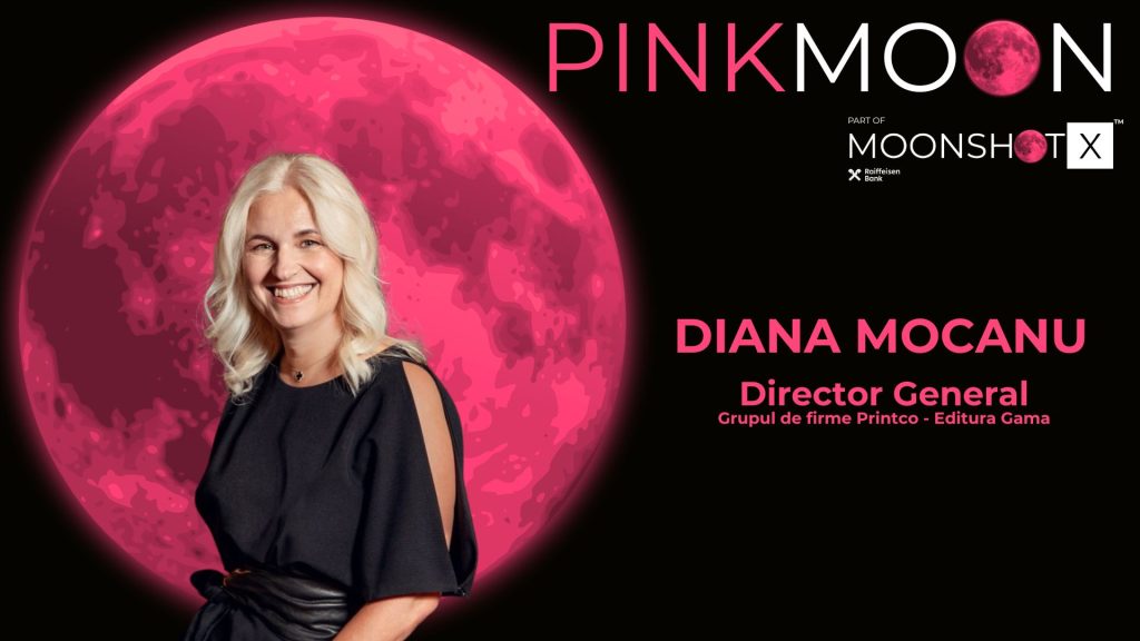 Diana Mocanu, CEO Printco – Editura Gama - câștigătoare PinkMoon