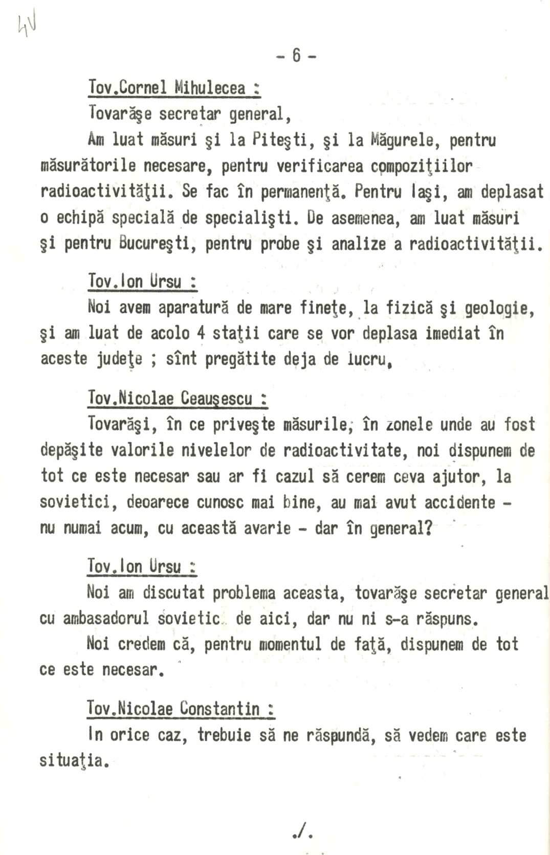 40 de ani de la accidentul de la Cernob&icirc;l &ndash; Percepția devine realitate operațională &icirc;n lipsa comunicării (vezi documente)
 - poza 7