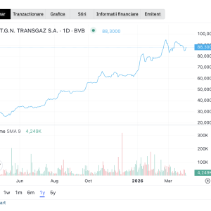 Acțiunea Transgaz a triplat banii investitorilor, în ultimele 12 luni; brokerii pun evoluția pe seama rezultatelor și a așteptărilor legate de proiectul Neptun Deep - poza 1