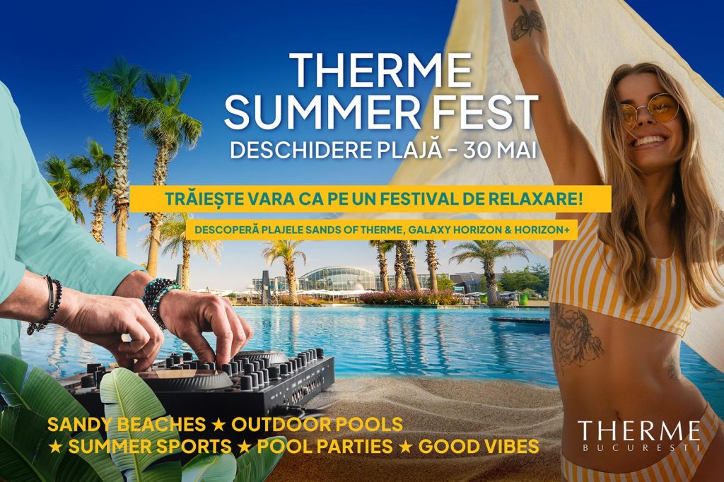 Therme București redeschide cea mai mare plajă urbană din Europa și lansează Therme Summer Fest: 100 de zile de vară ca un festival
 - poza 1