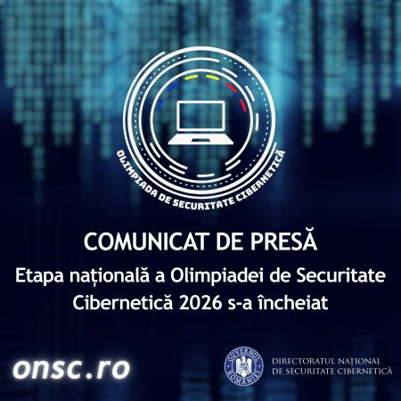 DNSC: Etapa naţională a Olimpiadei de Securitate Cibernetică 2026 şi-a desemnat câştigătorii - poza 1