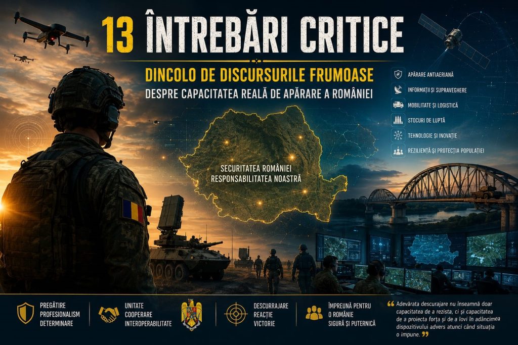 Dincolo de discursurile frumoase:&nbsp;13 &icirc;ntrebări critice la care conducerea Armatei Rom&acirc;ne ar trebui să ofere răspunsuri clare (CSIA)
 - poza 1