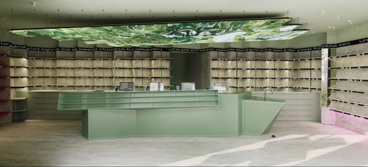 Farmaciile Professional Farmaline și Phenomena Laboratory redefinesc farmacia contemporană printr-un concept de design construit &icirc;n jurul stării de bine a pacientului.
 - poza 2