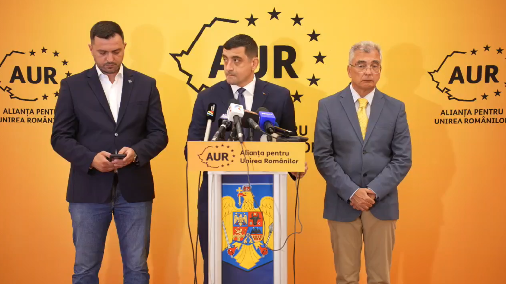 George Simion anunță că AUR va vota împotriva legilor decarbonizării, împrumutul SAFE, transparentizarea averilor demnitarilor, în sesiunea extraordinară