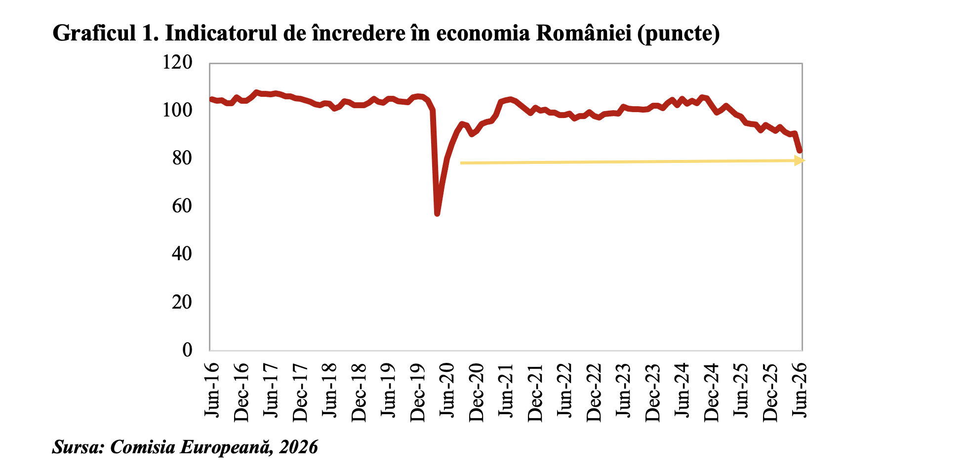 Încrederea în economia României la minimul din vara anului 2020 (Andrei Rădulescu)