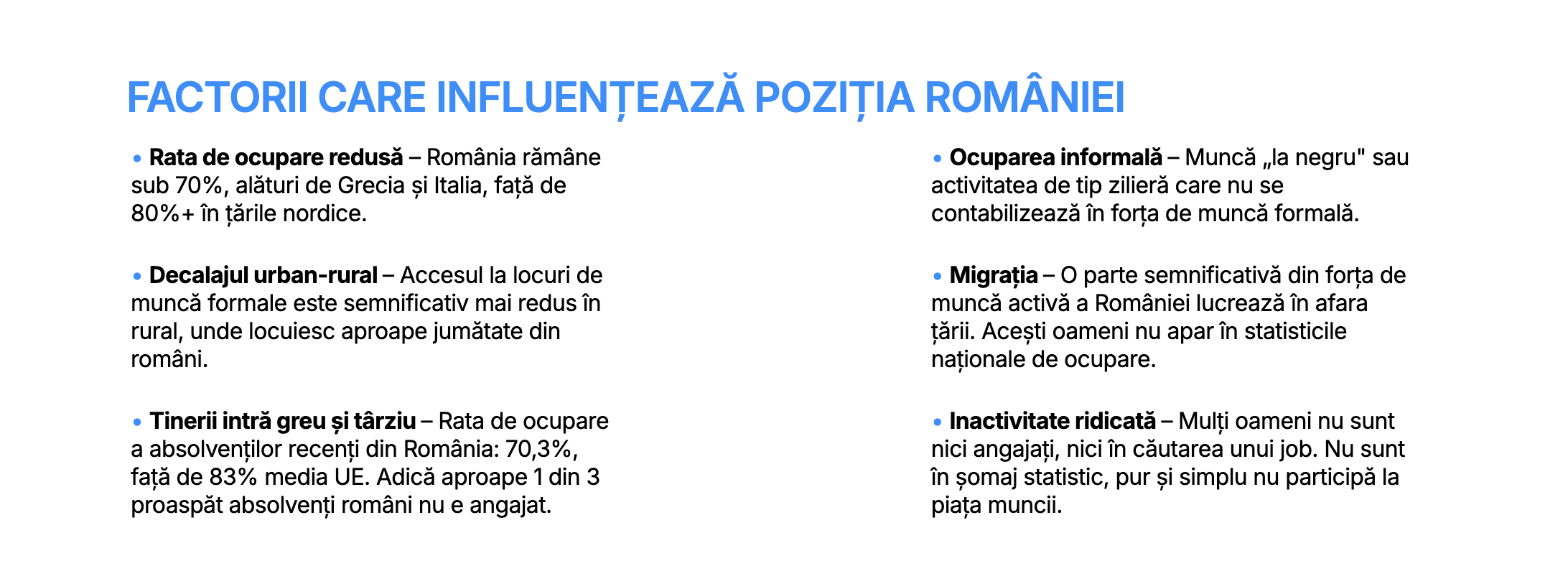 Analiză BT: Durata medie estimată a vieții profesionale &icirc;n Rom&acirc;nia este cu aproape 5 ani mai mică dec&acirc;t media UE
 - poza 3