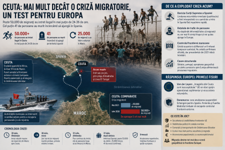 Criza de la Ceuta: un test pentru Europa. Migrația poate deveni din nou cea mai puternică armă geopolitică de la frontiera sudică a UE - poza 1