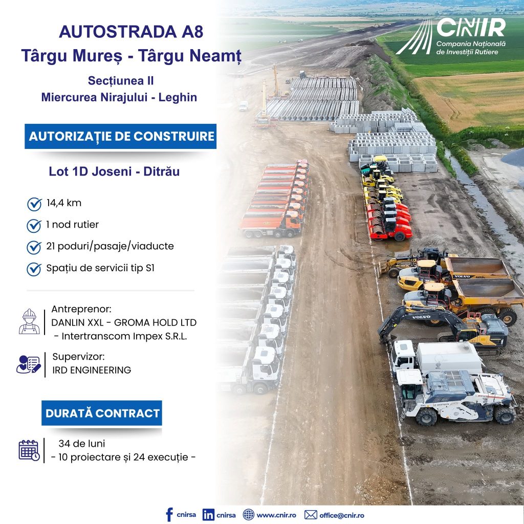 Ministerul Transporturilor a emis vineri autorizaţia de construire pentru primul lot de autostradă din judeţul Harghita
 - poza 1