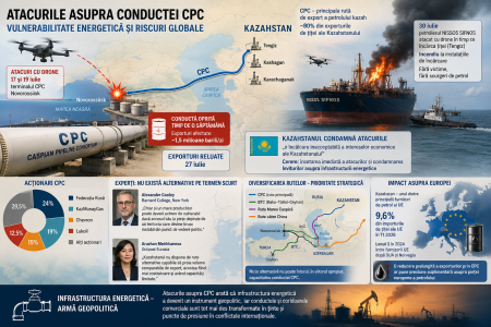 Atacurile asupra conductei CPC expun vulnerabilitatea exporturilor de petrol ale Kazahstanului și pun presiune pe securitatea energetică a Europei - poza 1