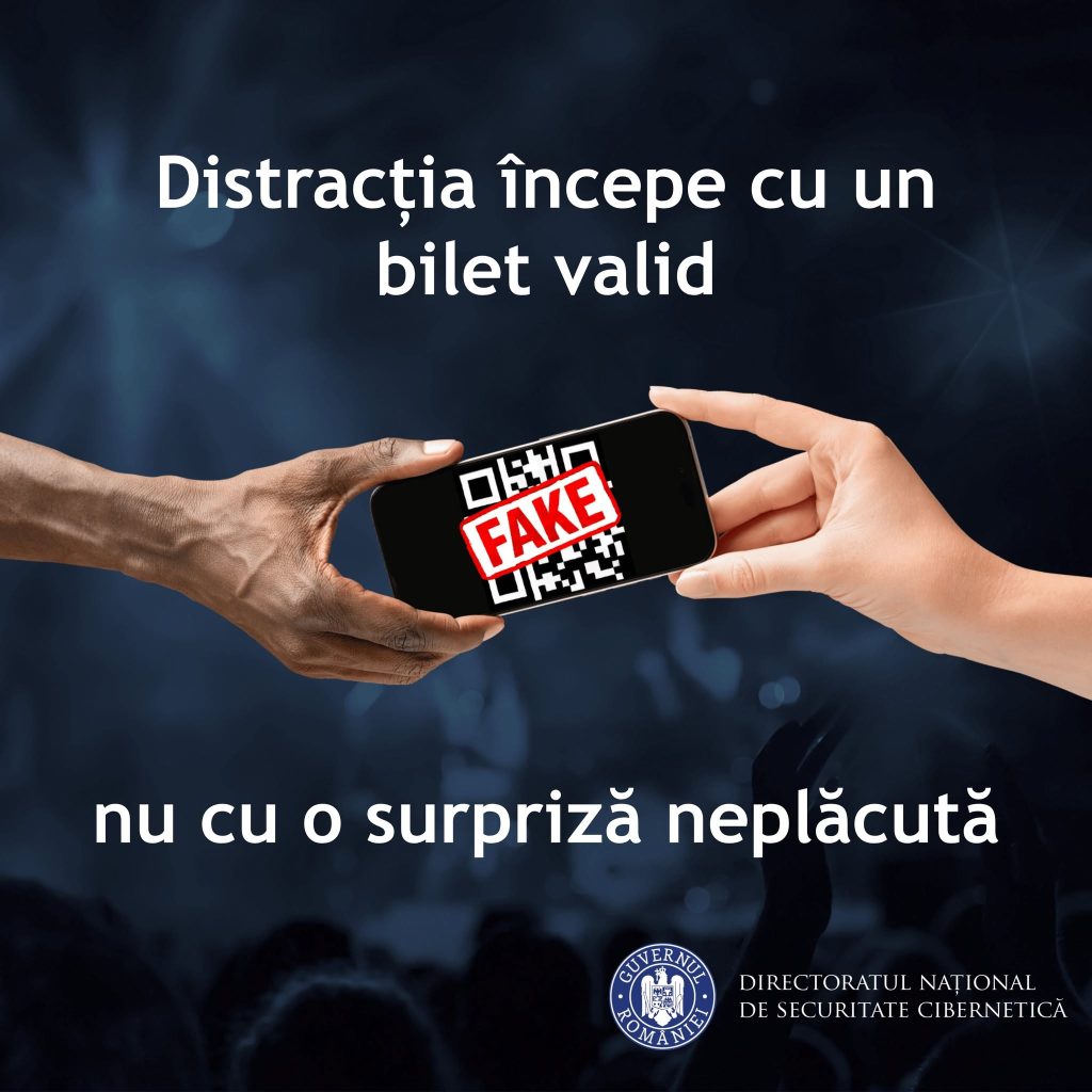 Avertisment DNSC: Fraudele cu bilete false, duplicate sau deja utilizate sunt frecvente &icirc;n perioada festivalurilor și a evenimentelor estivale; Cum recunoaștem pericolul
 - poza 1
