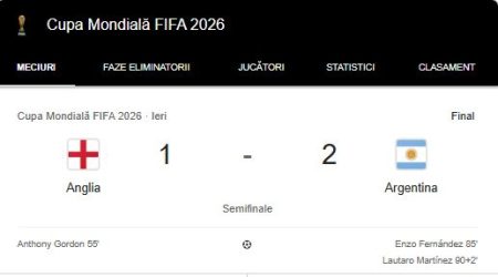 Argentina învinge Anglia cu 2-1; Va juca finala cu Spania - poza 1