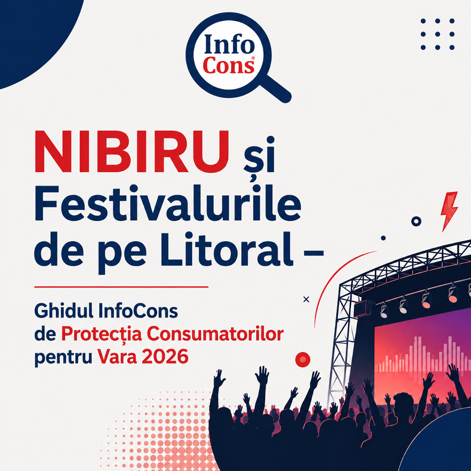 NIBIRU și Festivalurile de pe Litoral &ndash; Ghidul InfoCons de Protecția Consumatorilor pentru Vara 2026; Biletele și mărfurile trebuie cumpărate &icirc;ntotdeauna de la surse oficiale
 - poza 1