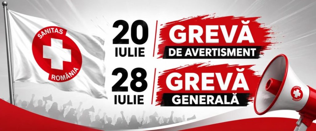 Federația SANITAS declanșează greva de avertisment &icirc;n 20 iulie și greva generală pe termen nelimitat din 28 iulie
 - poza 1