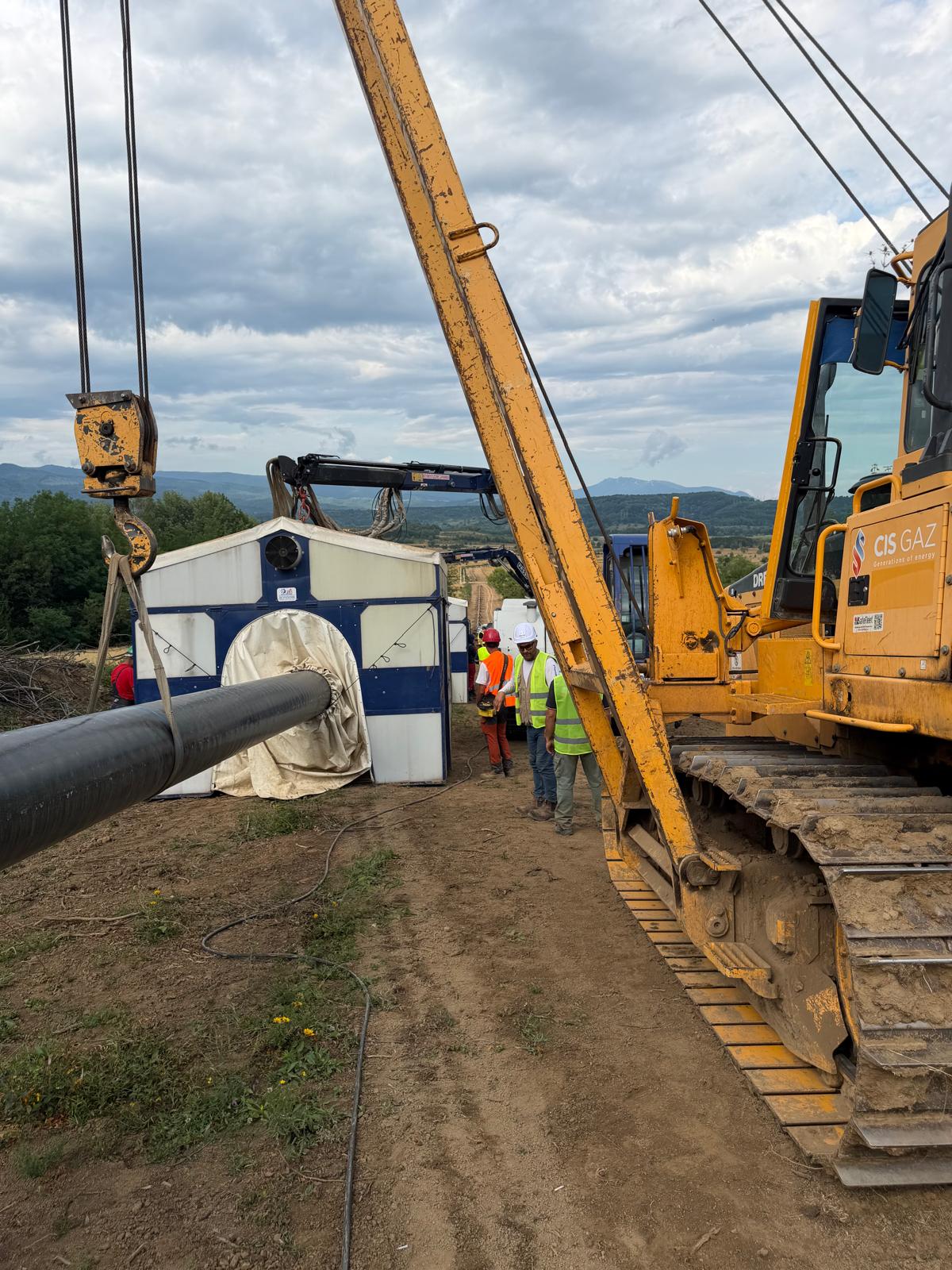 Ion Sterian, directorul general Transgaz, a inspectat lucrările la conducta Tetila&ndash;Horezu&ndash;R&acirc;mnicu V&acirc;lcea, investiție de 303 milioane de lei
 - poza 11