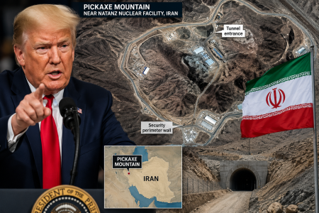Trump amenință cu bombardarea instalației nucleare subterane „Pickaxe Mountain”; Iranul avertizează că un atac ar declanșa un război regional - poza 1