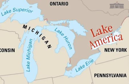 SUA: Trump a semnat un ordin executiv prin care Lacul Ontario a fost redenumit Lacul America - poza 1