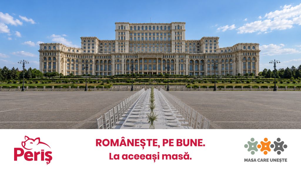 Abatorul Periș susține &bdquo;Masa Care Unește&rdquo;. 20.000 de oameni se vor așeza la aceeași masă &icirc;n centrul Bucureștiului, pentru o cauză socială și un nou record mondial
 - poza 1