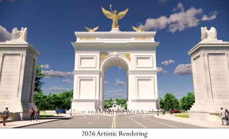 SUA: La Washington urmează să înceapă construcţia arcului de triumf dorit de Trump - poza 1