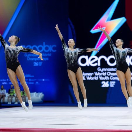Gimnastică aerobică: O medalie de argint și una de bronz pentru Rom&acirc;nia la Mondialele de cadeți și juniori
 - poza 1