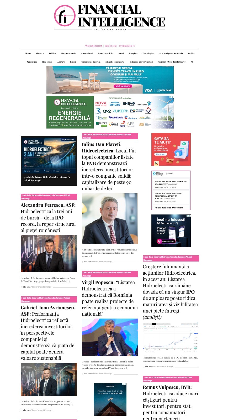Financial Intelligence &icirc;mplinește 8 ani. Opt ani de informație, analiză, dialog și &icirc;ncredere
 - poza 5