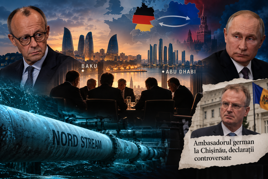 Canale de dialog germano-ruse în plin război din Ucraina: reuniuni discrete la Baku și Abu Dhabi, Nord Stream revine în discuție, iar Berlinul reia contactul direct cu Moscova