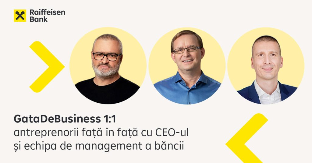 De la cifre la decizii: conversații 1:1 despre business cu CEO-ul Raiffeisen și echipa de management pentru antreprenori (Raiffeisen Bank)
 - poza 1