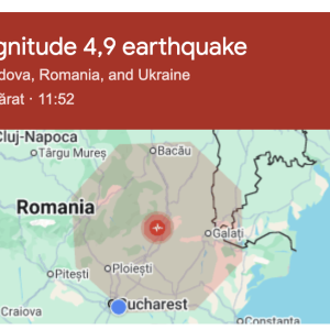 Cutremur cu magnitudinea estimată de 4,9, simțit în România - poza 1