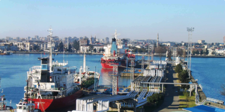 Portul Batumi și-a majorat traficul de mărfuri cu 13%, în primele nouă luni din 2026. Creștere de 54% pe segmentul feriboturilor, susținută și de ruta Constanța–Batumi - poza 1
